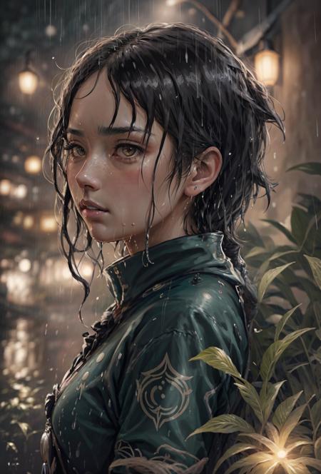 Zovya's Wet Hair