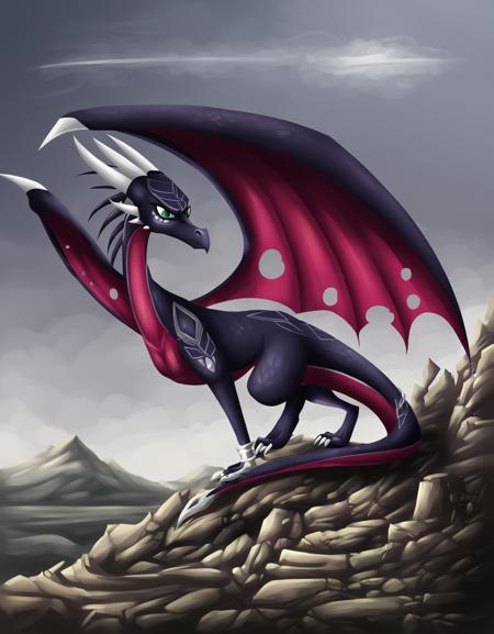 Corrupted Cynder【 The legend of Spyro - A New Beginning 】- 【PONY - FLUX - DSXL】