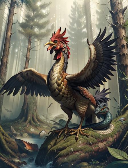 Mythical Creature - Cockatrice