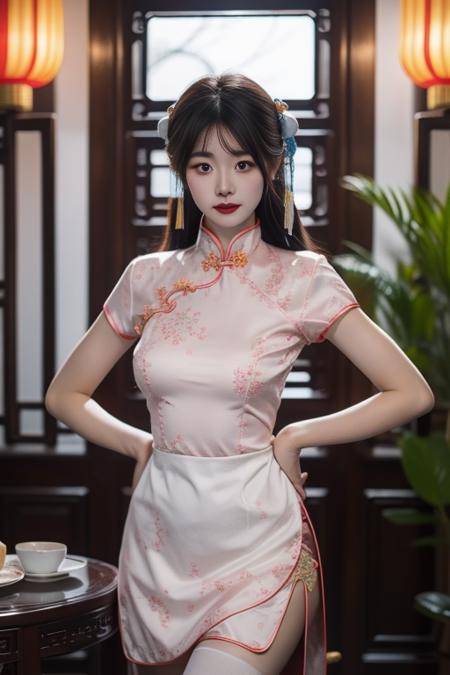 一件简单的小旗袍 a simple short qipao