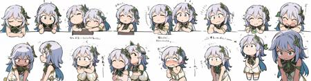 chibi comic style Q版小漫画