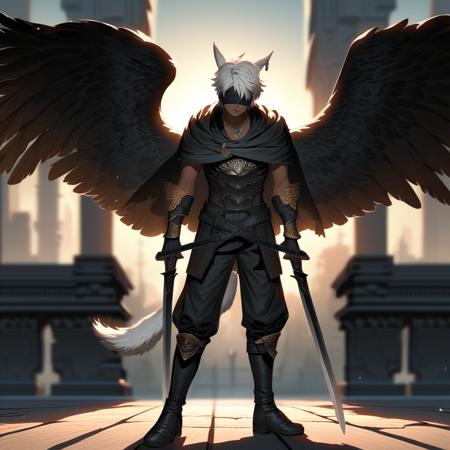 Final Fantasy XIV Male Miqo'te Pony