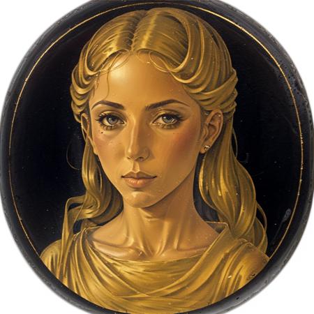 Gold Glass - ancient portrait style