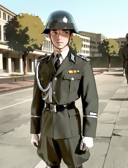 DDR Nationale Volksarmee (NVA) uniform for Illustrious by GlavaKolhoza