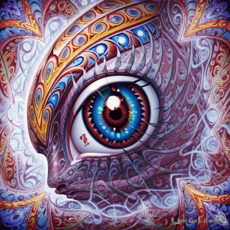 Alex Grey style art (SD 1.5)