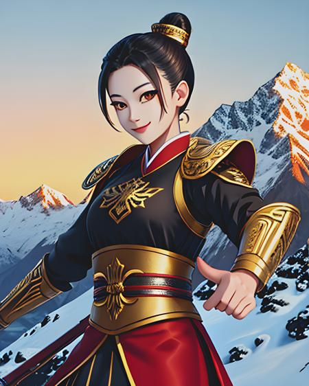 Chinese Female General - Battle Armor