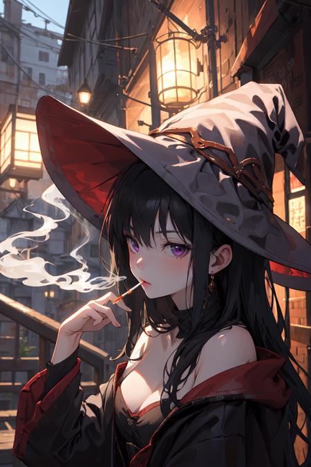 吸烟少女smoking girl Lora