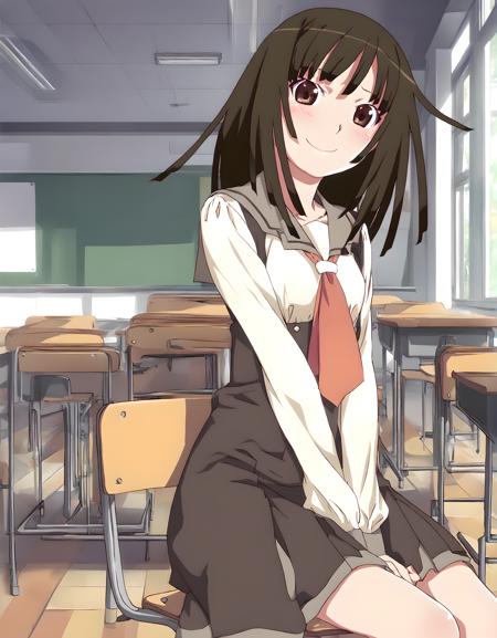 sengoku nadeko/千石撫子(物語シリーズ)版本illustrious_XL (ID: 1217872)