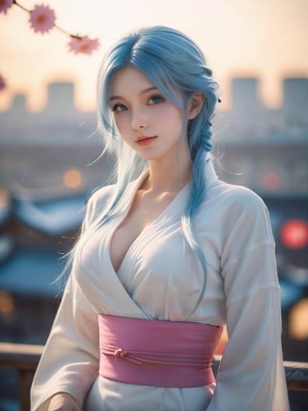 Yukime - Snow spirit from manga (Igoku Sensei Nūbē) - [SDXL & SD1.5]