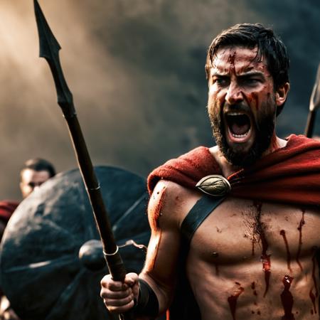 Spartan warrior cinematic style (300) XL + F1D