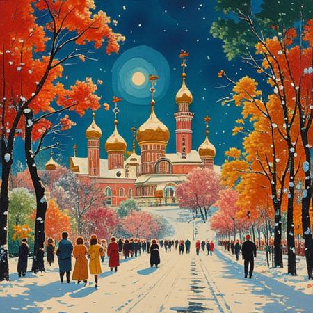 style of Boris Kustodiev [FLUX] 263