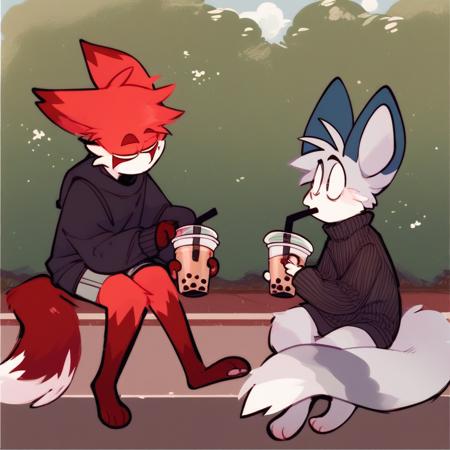 Blaze Smith & Felinia | Fursona