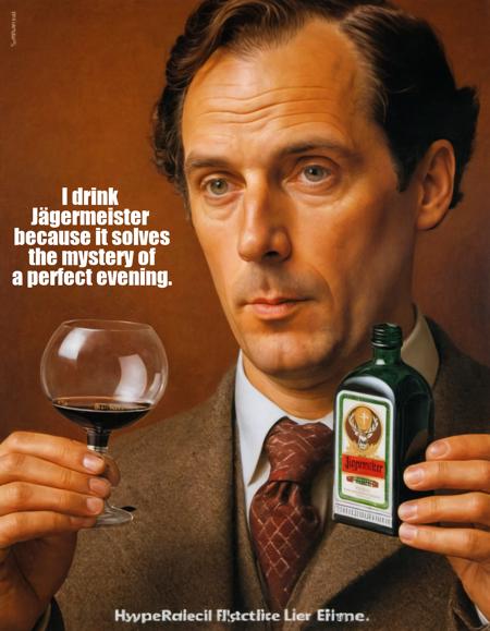 Jaegermeister Advertising 70s [SDXL]