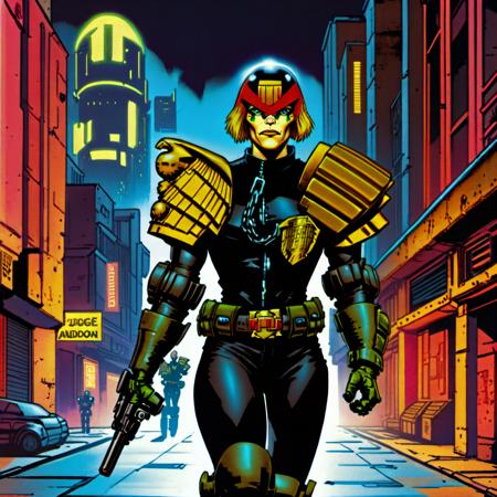 Judge Dredd Comic Style (SDXL)