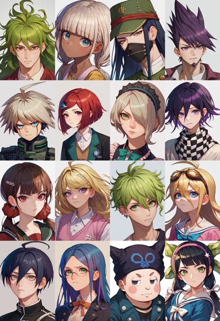 (PonyXL Character) Danganronpa V3 (16 in 1) | 新弹丸论破V3 全角色 | ニューダンガンロンパV3版本v1.0 (ID: 572924)
