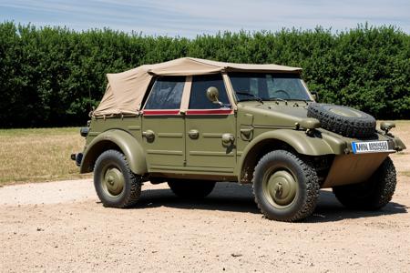 Kübelwagen - German WW2 military vehicle from Volkswagen
