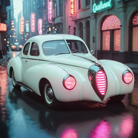 40s Technicolor Cyberpunk (SD1, SDXL, Pony, Flux)