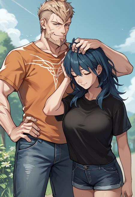 Jeralt Eisner (Fire Emblem: Three Houses) [Pony Diffusion]