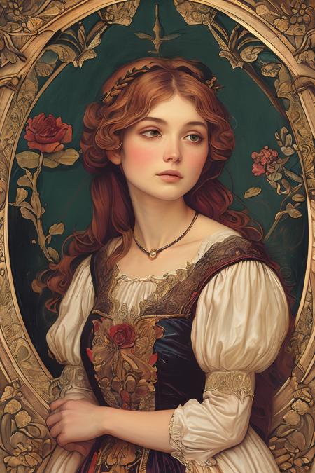 style of Evelyn De Morgan 141