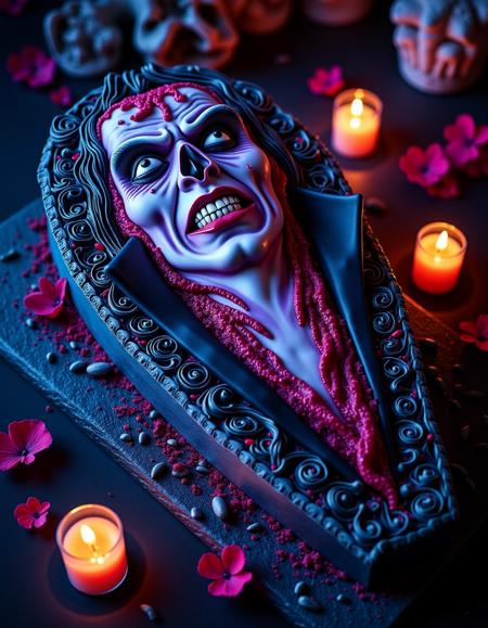 Creepy and eerie cakes flux