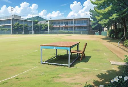 学校の校庭 School grounds PONY
