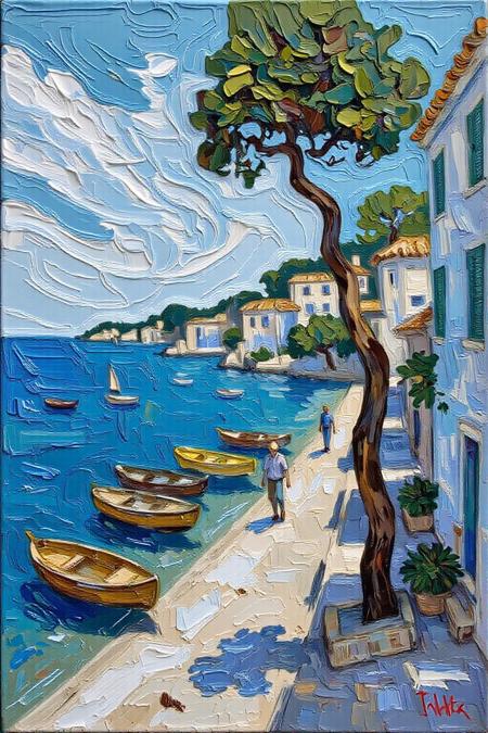 Impasto Oil Painting Style