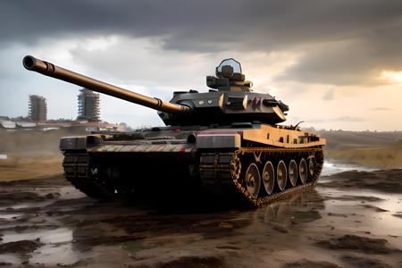 Military Tanks - Battle Cars - HyperRealistic LoRA版本v1.0 (ID: 158265)