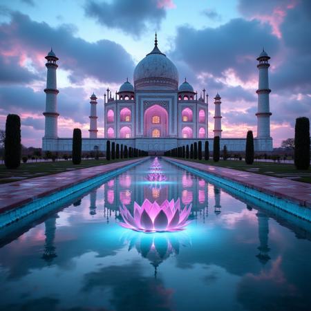 Vaporwave retro-futuristic Monuments FLUX @Ethanar版本V1 (ID: 919526)