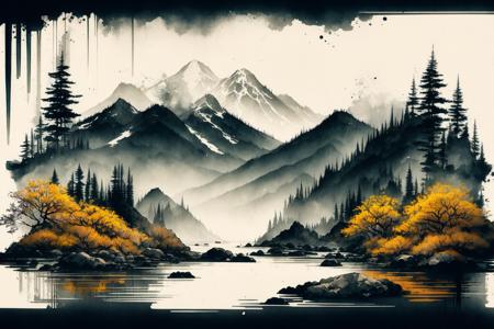 Ink scenery | 水墨山水