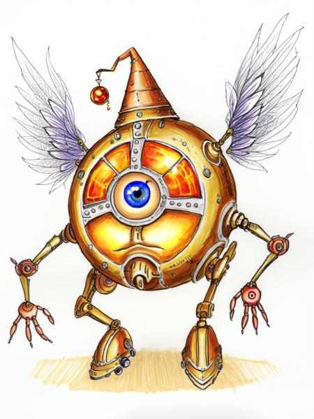 Modron from DND (pony and XL1.0)