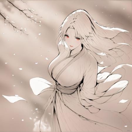 线稿手绘画风lora | Line draft hand drawn art style Lora版本v1.0 (ID: 649419)