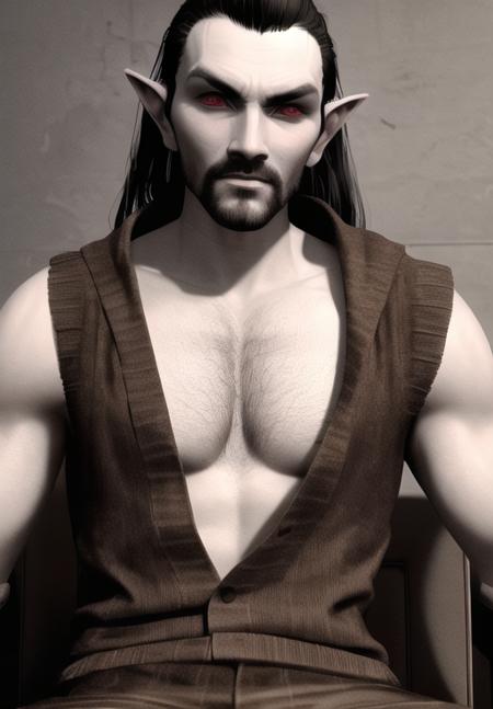 Dunmer - Skyrim (Character Style)版本Male-NAI (ID: 173933)