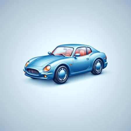 Icon in vector 3D style