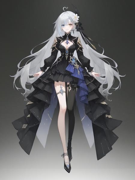 [虚拟主播/vtuber] nailv/明前奶绿 for pony版本黑礼服 (ID: 530578)