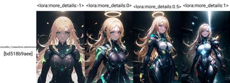 Add More Details - Detail Enhancer / Tweaker (细节调整) LoRA