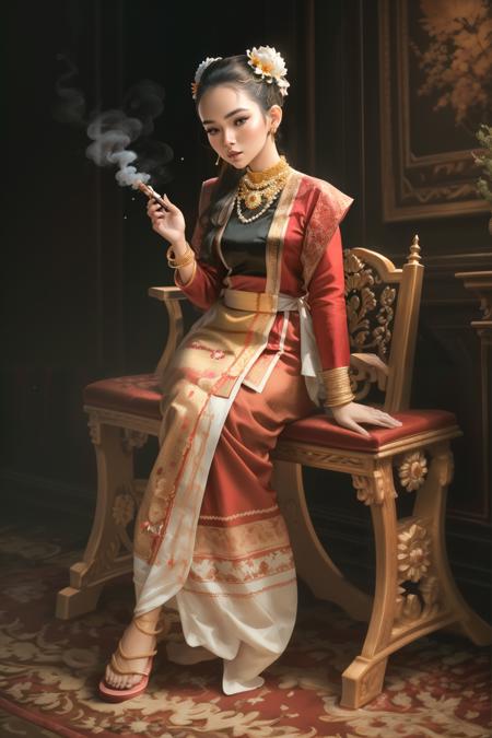 Myanmar Traditional Dress