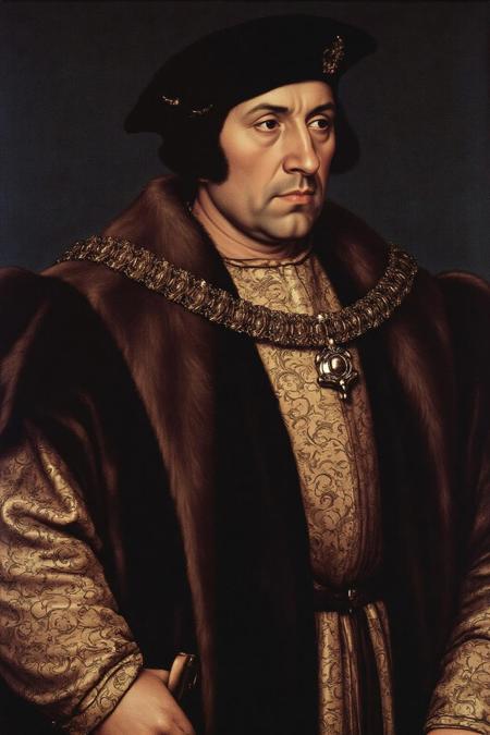 Tudor Portrait Splendour:  Hans Holbein the Younger Style