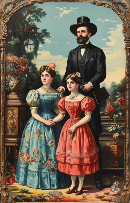 style of Chromolithography [SDXL] 261