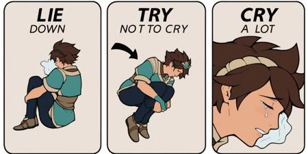 Meme: Lie Down | Try Not To Cry | Cry A Lot - PonyXL