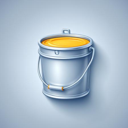 Icon in vector 3D style