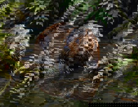 the animals in the forest