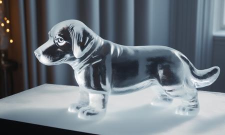 XL Realistic ice carving art style