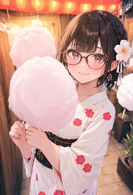 わたあめ cotton candy SDXL