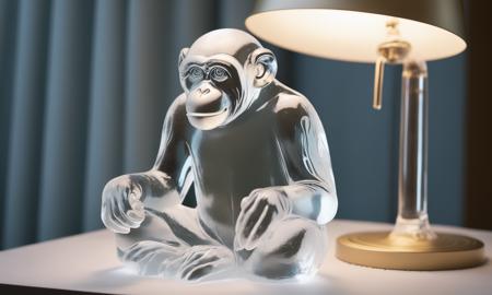 XL Realistic ice carving art style
