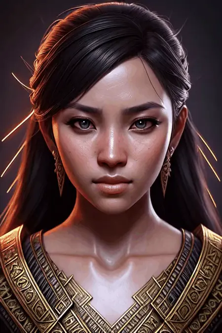 rpg portrait - trained with no data, free for all use (animated gifs)