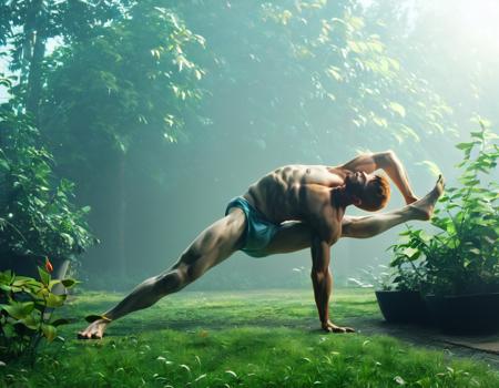 Fluffy Yoga poses