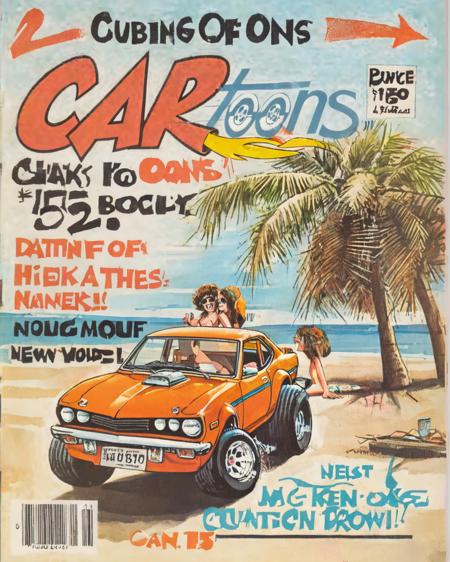 Cartoonz Car Magazine SDXL