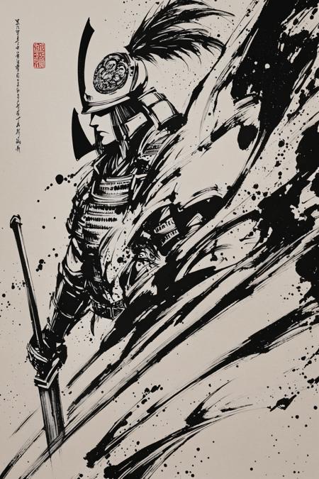 [XL] Okazu/[墨絵師] 御歌頭/[墨绘师] 御歌头  浓重水墨印象画风- Artist Style