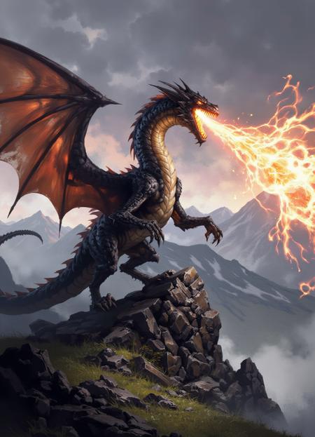 Dark Fantasy Digital Art Style