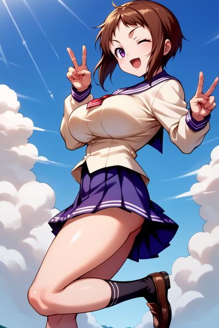 Ui Wakana/若菜 羽衣 (Okusama ga Seito Kaichou!) SDXL LoRA [Pony Diffusion]